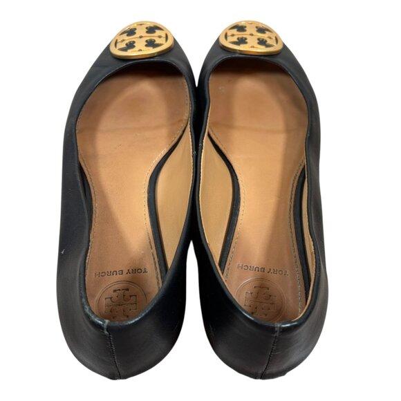 Tory Burch Reva Black Ballet Flats - Picture 5 of 7